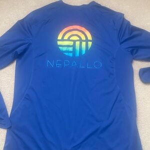 Mens -S- Nepallo Trophy Sun Protect Moisture Wick run shirt